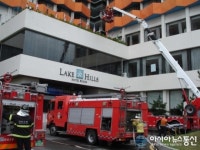 창녕소방서, 부곡레이크힐스 소방훈련
