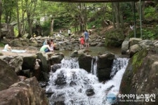 아산시, 강당골 계곡과 광덕산 등산로 취사행위 단속
