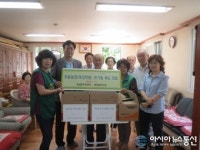 해운대 좌4동, 옥상텃밭에서 가꾼 유기농 채소 경로당에 전달