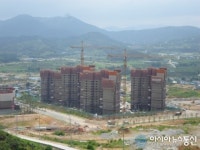 창원시 북면감계 시영임대아파트, 통합시 의미 담겨