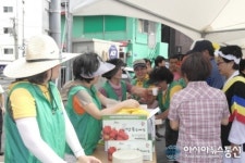 제주시 일도1동, 자생단체 탐라문화광장 기공식에서 봉사활동 전개
