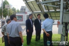 설문식 충북도 경제부지사, 태양광기업 방문