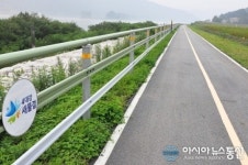 [단독]원주국토관리청, 자전거도로 이용자 안전 위협(1)