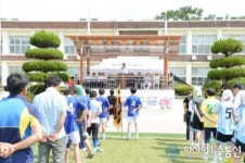 부여군 지역화합 면민 축구대회 성황리 개최
