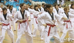 배재대, 외국인 학생들 태권도 체험