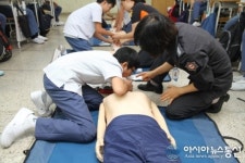양천소방서, 양정중학교 심폐소생술 교육 실시