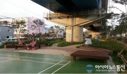 창원 3.15대로변 KTX철길하부 공한지 새로운 명소 ‘각광’