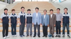 복기왕 아산시장, 동양기전(주) 방문