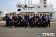 해군 장보고함 승조원, 창원해경 견학