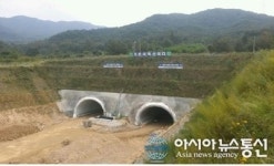 테크노폴리스 진입도로 터널 6.4km 굴착 완료