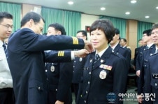 완산경찰서,서신지구대 신명기 경위 등 37명 승진임용식