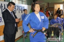 공자영 경북 포항시청 소속 유도 선수 은메달 획득