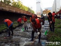 성산구 가음정동, 가음정천 등 대대적인 하천 청소