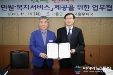 고흥군↔고흥우체국, 민원복지서비스 업무협약 가져