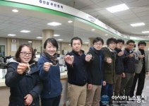 우리들 농장 이춘복 씨, 함양군 민원과에 산양삼 기증