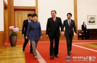 대통령,  춤말리 라오스 대통령과 정상회담
