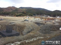 경주 내남 이조교 개체공사 시공 한창