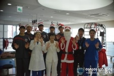 FC안양, 평촌우리병원 환자들에게 희망 메시지 전달