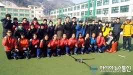 이성범 제천교육장, 의림여중 동계훈련 선수격려