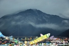 [빙어축제] 빙어등 너머 한여름 풍경