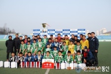 해남중학교 축구부 2014금석배 전국대회 첫 우승