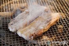 (한도니) 기름이 자글자글 흐르는 삼겹살