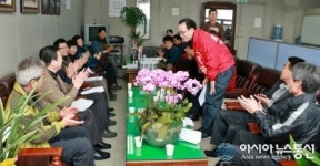 배영식 대구시장 예비후보, 대구농수산물도매시장 사인들 애로사항 청취
