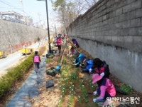 창원시 가족봉사단 마산지부, 임항선 그린웨이 꽃길 조성