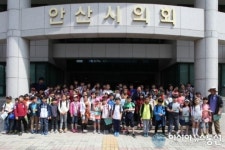 안산 별망초 학생들, 안산시의회 ‘의회학교’ 체험