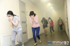 서울여자대학교, 기숙사에서 화재대피 훈련 실시