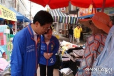 (최성 고양시장 후보) 능곡시장 유세, 기호 2번 입니다!