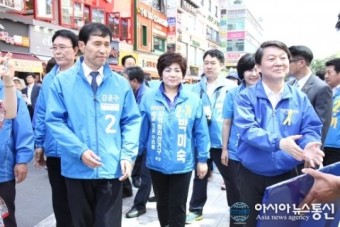 (6.4지방선거 군포) 군포 새정치연합후보들 지지호소