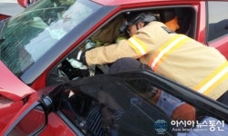 태백소방서 교통사고 구조출동