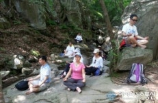중국 명상여행단 전북 모악산을 찾아
