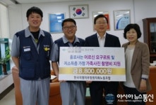 한국지엠지부창원지회노동조합, 성금 880만원 기탁