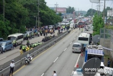 (포토)금수원 앞 도로