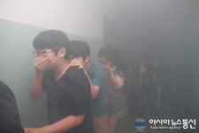 신목중학교, 화재 대피훈련 교육 받아