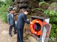 (포토) 광양시, 백운산 4대 계곡 물놀이 안전관리실태 점검