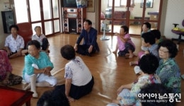 고창군 대산면, 폭염대비 마을경로당 방문