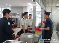전북경찰청 차장 배용주 경무관 308 전투경찰대 방문 격려