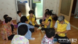 성산구 120봉사단, 경로당•저소득 가정서 봉사 ‘눈길’