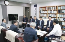 하학열 고성군수, 천해지 조선 경영정상화 간담회 가져