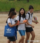 (포토) 의정부여중 9시 첫 등교...기분이 좋아요