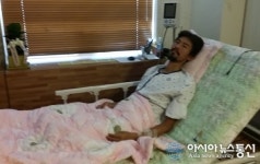 (포토) 병원에 입원한 ”유민 아빠” 김영오씨