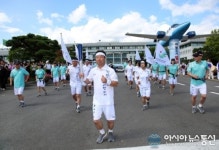 제17회 인천아시아경기대회 성화, 4일 밀양도착
