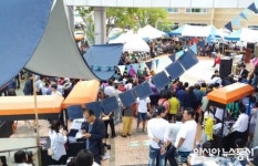 경산 하양꿈바우시장 개장 1주년 기념 참살이장터 한마당 행사 열려