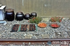 군산 경암동 철길마을 장독대에 맴도는 가을볕