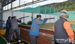 창원국제사격장서 체험하는 클레이 사격