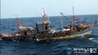 인천해경, 백령도 해상서 불법조업 중국어선 1척 나포
