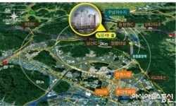 의창구 동읍 심장에 동읍 다숲 아파트가 우뚝